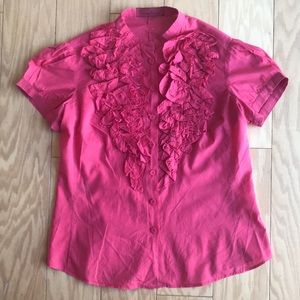 Carolina Herrera Ruffle Blouse